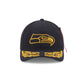 Alpha Industries x Seattle Seahawks Black 9FORTY M-Crown A-Frame Snapback Hat