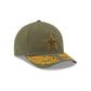 Alpha Industries x Dallas Cowboys Olive Green 9FORTY M-Crown A-Frame Snapback Hat