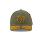 Alpha Industries x Chicago Bears Olive Green 9FORTY M-Crown A-Frame Snapback Hat