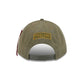 Alpha Industries x Pittsburgh Steelers Olive Green 9FORTY M-Crown A-Frame Snapback Hat