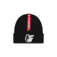 Alpha Industries x Baltimore Orioles Black Cuff Knit Hat