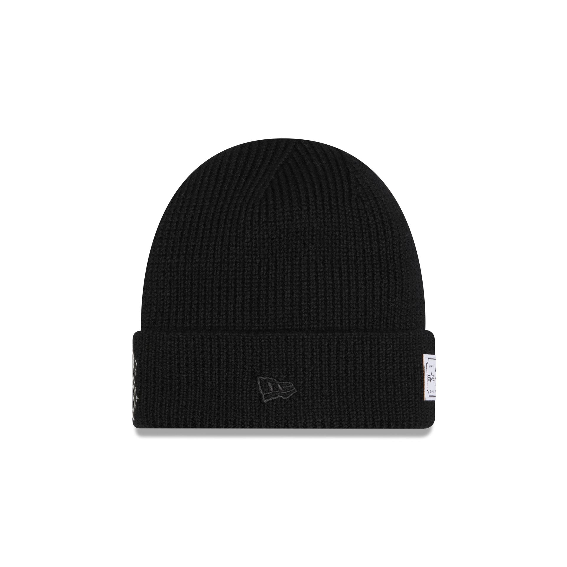 Alpha Industries x Boston Red Sox Black Cuff Knit Hat – New Era Cap