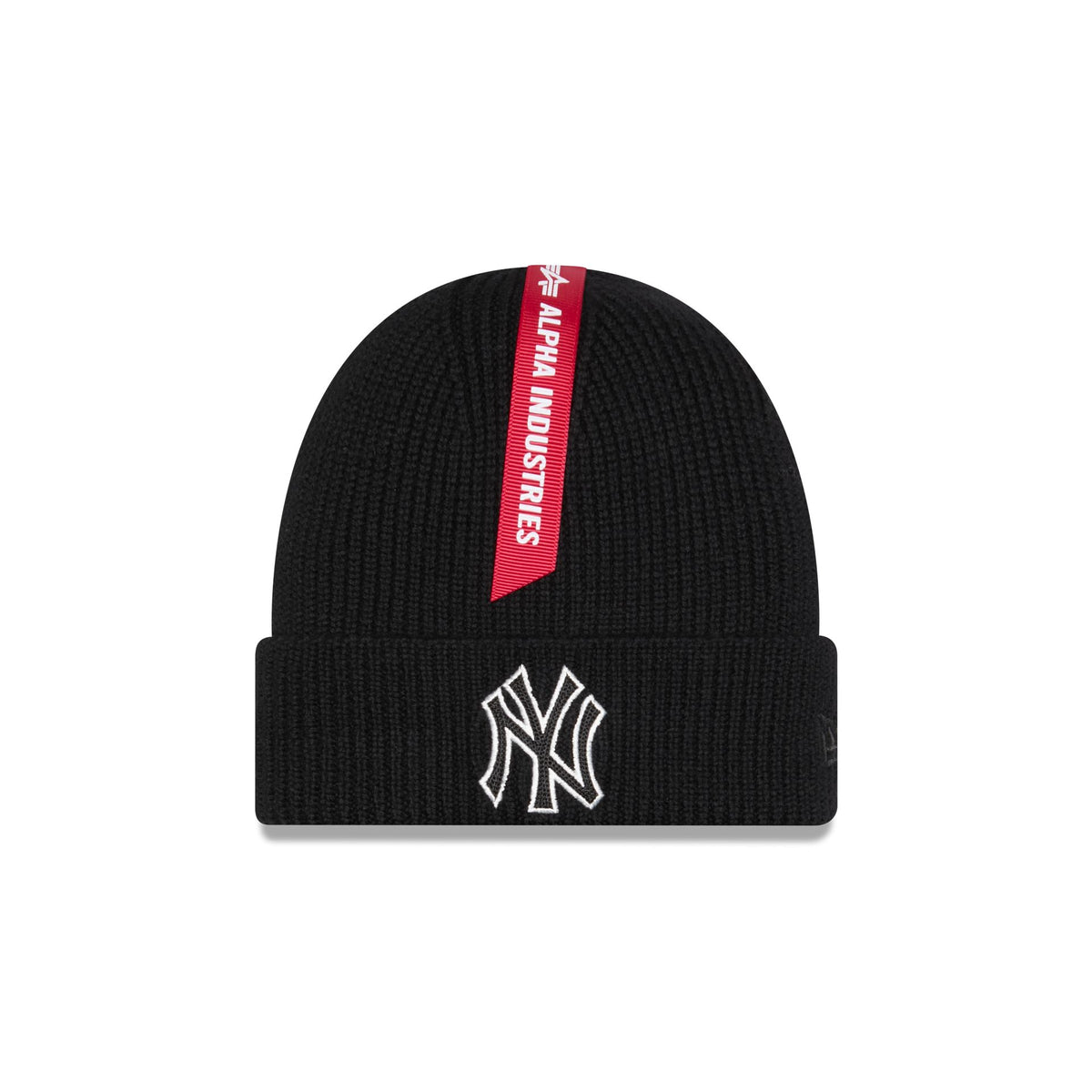 Alpha Industries x New York Yankees Black Cuff Knit Hat