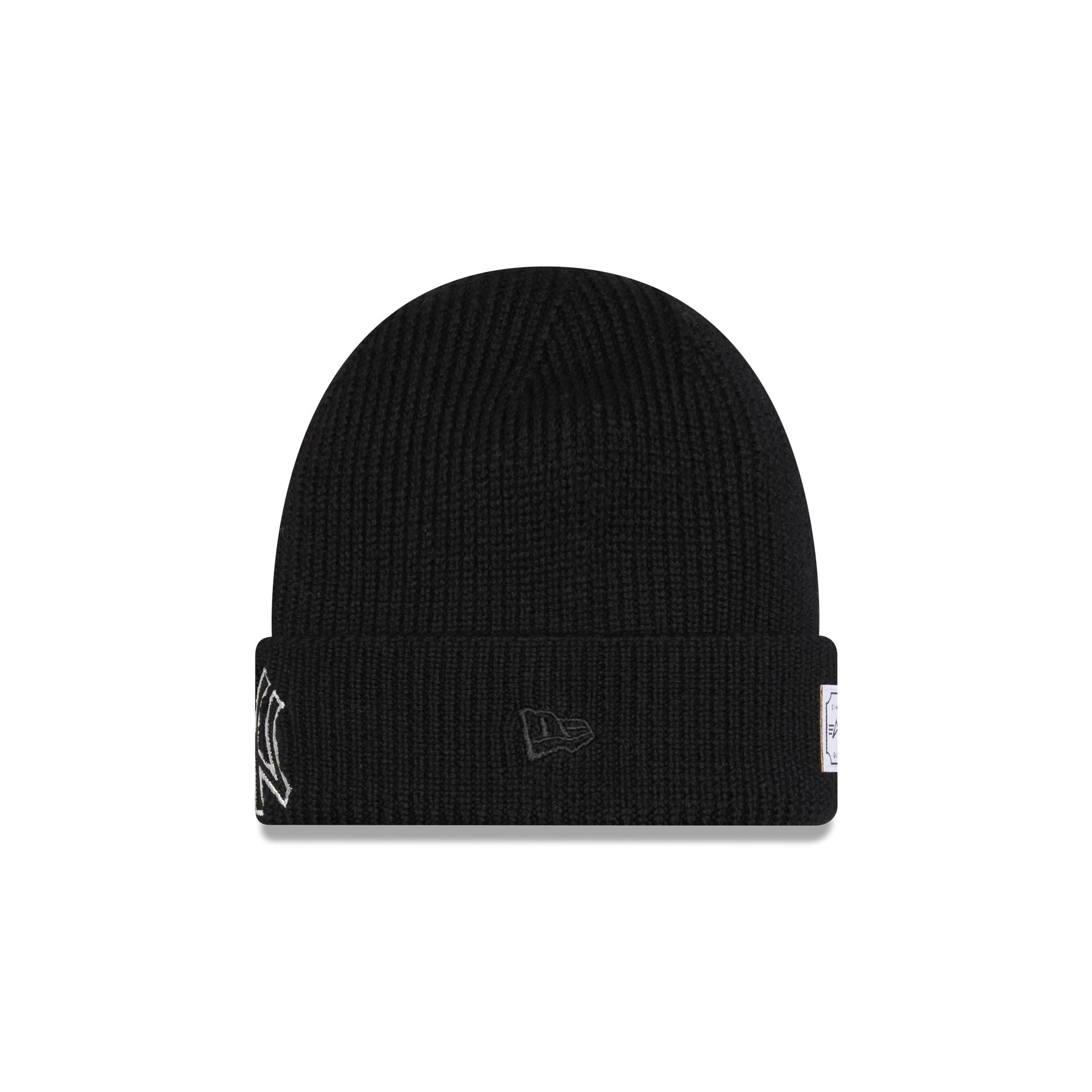 Alpha Industries x New York Yankees Black Cuff Knit Hat – New Era Cap