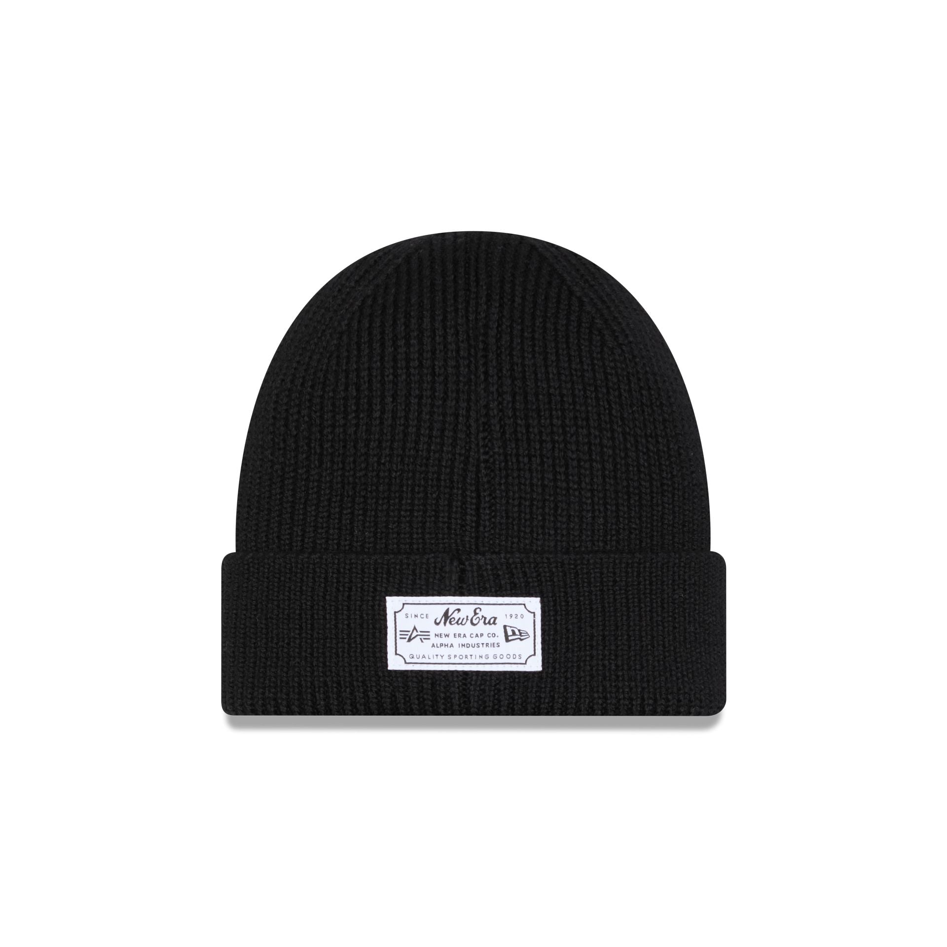 Alpha Industries x New York Yankees Black Cuff Knit Hat – New Era Cap