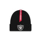 Alpha Industries x Las Vegas Raiders Black Cuff Knit Hat