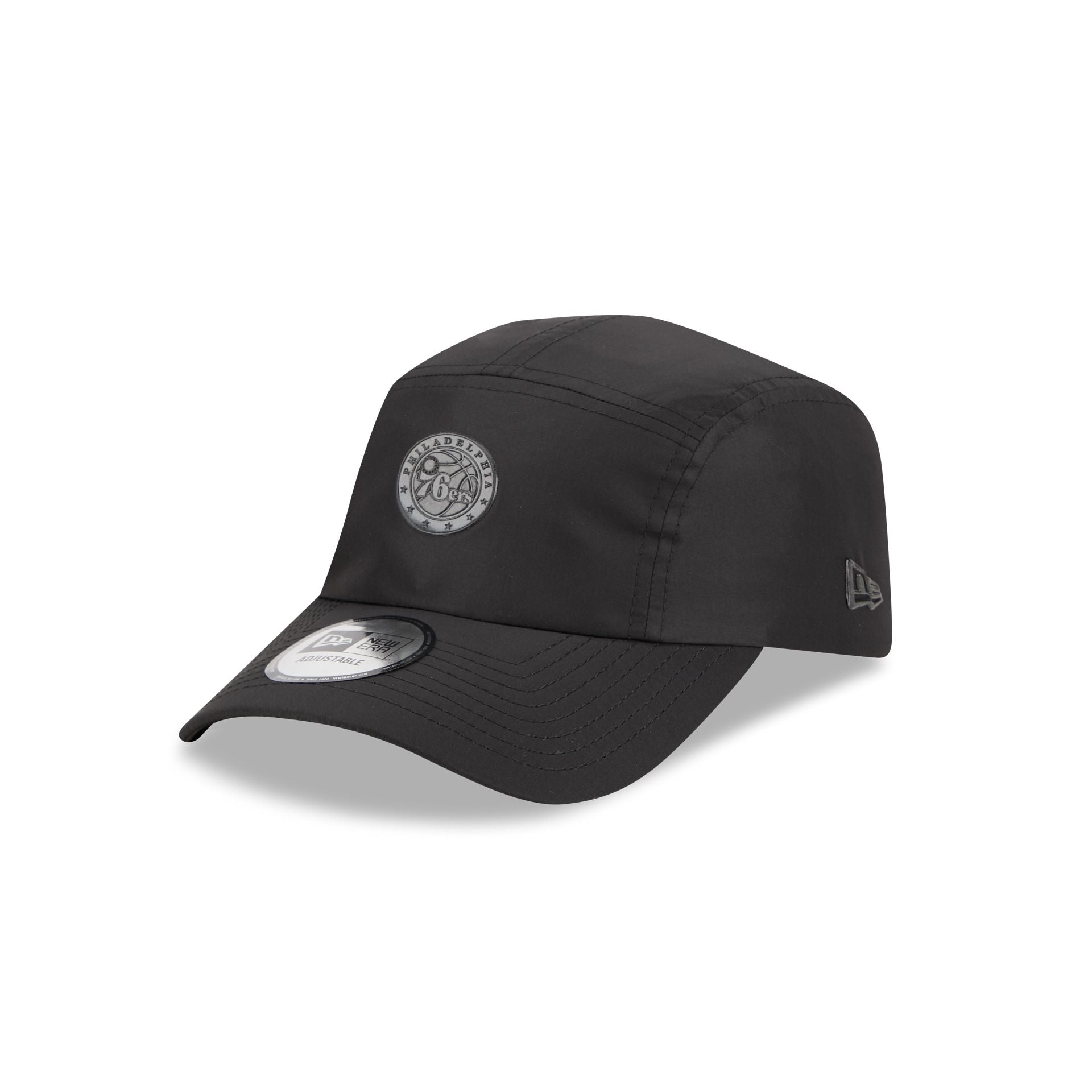 Alpha Industries x Philadelphia 76ers Black Runner Adjustable Hat