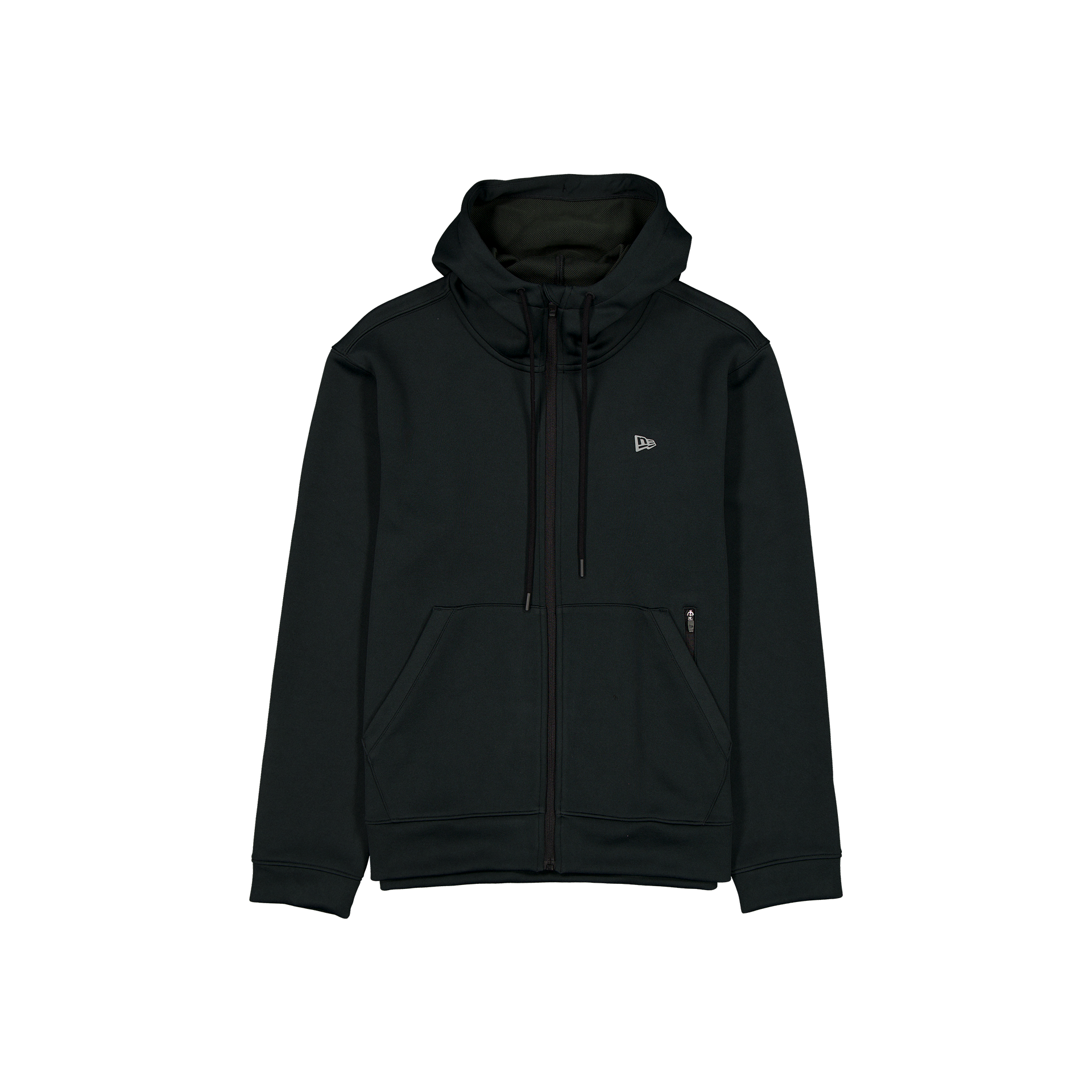 New Era Branded Train Black Full-Zip Hoodie