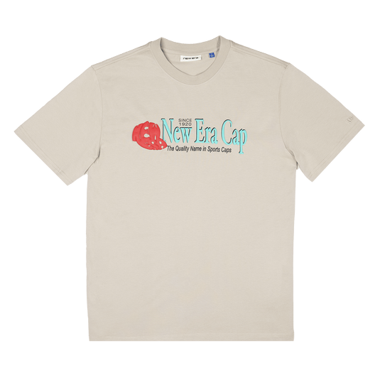 New Era Branded Lock Up '87 Abbey Stone T-Shirt - New Era Cap