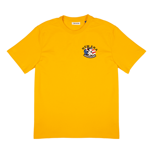 New Era Branded American Headgear Gold T-Shirt - New Era Cap
