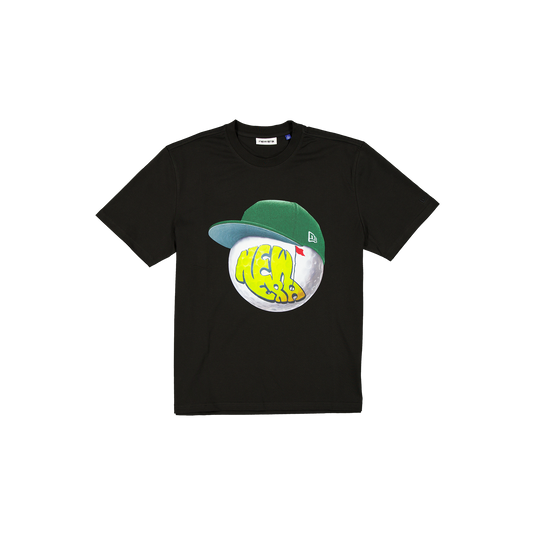 New Era Branded Big Head Greens Black T-Shirt - New Era Cap