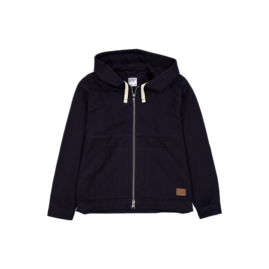 New Era Branded Forge Hooded Work Navy Jacket - New Era Cap