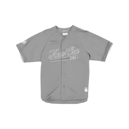 New Era Branded Batter's Eye Raglan Baseball Mirage Gray Jersey - New Era Cap