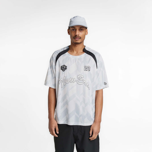 New Era Branded Advantage Printed Optic White Soccer Jersey - New Era Cap