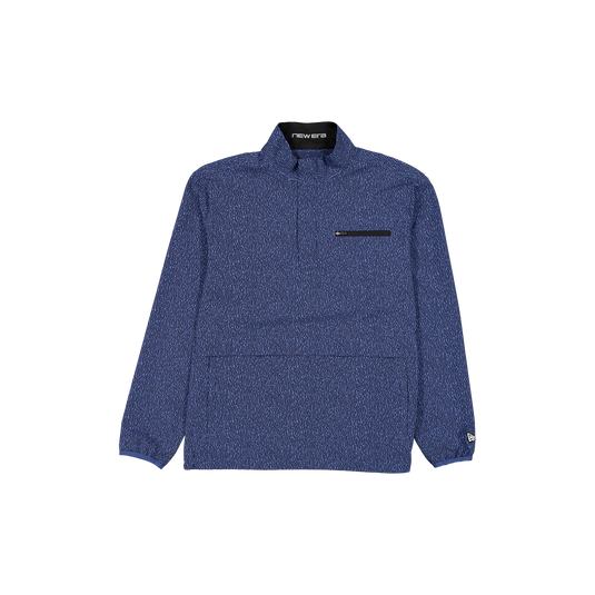 New Era Branded Indigo Bark Print Golf Half-Zip - New Era Cap