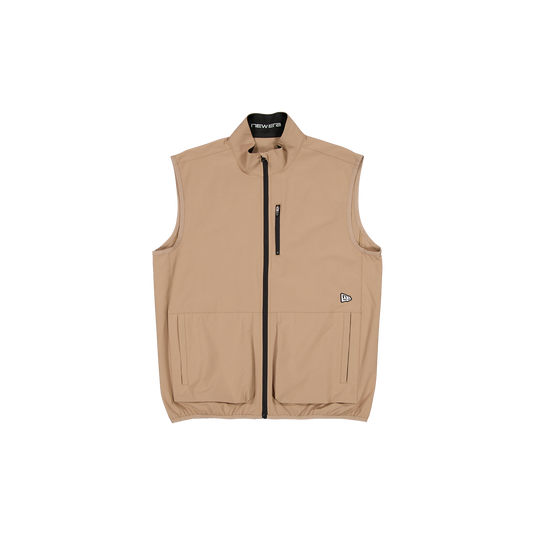 New Era Branded Taupe Gray Golf Vest - New Era Cap