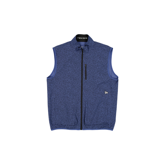 New Era Branded Indigo Bark Print Golf Vest - New Era Cap