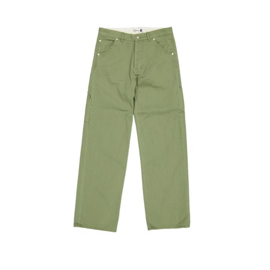 New Era Branded Ellicott Green Bark Twill Carpenter Pant - New Era Cap