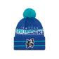 Seattle Sounders 2025 Jersey Hook Blue Pom Knit Hat