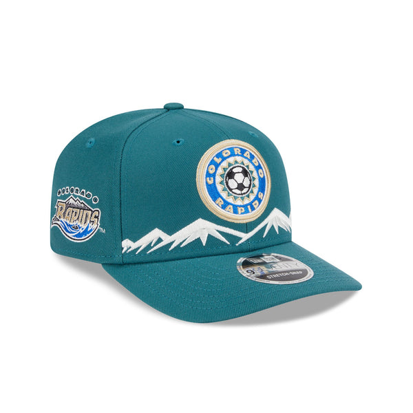 【セット販売！！】2025インターハイキャップ＆シャツOサイズ Colorado Rapids 2025 Jersey Hook Green 9SEVENTY Stretch-Snap Hat