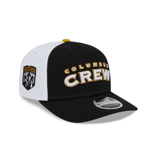 Columbus Crew 2025 Jersey Hook Black 9SEVENTY Stretch-Snap Hat - New Era Cap