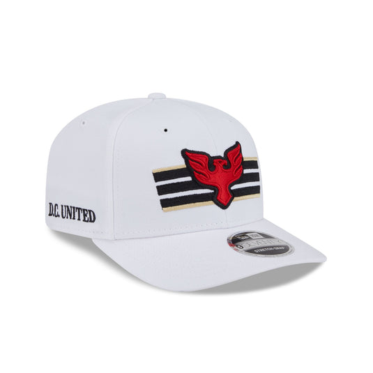 D.C. United 2025 Jersey Hook White 9SEVENTY Stretch-Snap Hat - New Era Cap