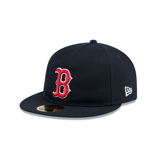 Boston Red Sox Easy Retro Crown 59FIFTY A-Frame Fitted Hat - New Era Cap