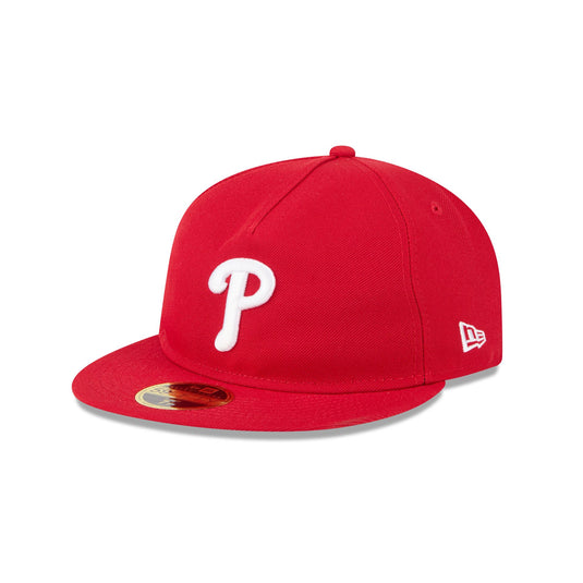 Philadelphia Phillies Easy Retro Crown 59FIFTY A-Frame Fitted Hat - New Era Cap