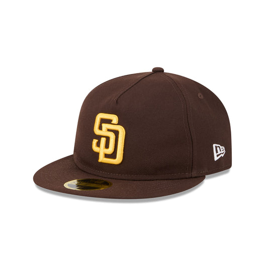 San Diego Padres Easy Retro Crown 59FIFTY A-Frame Fitted Hat - New Era Cap