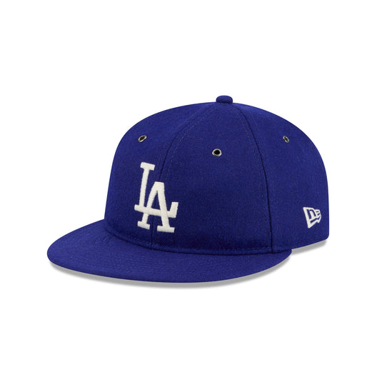 Los Angeles Dodgers Wool Retro Crown Blue 59FIFTY Fitted Hat - New Era Cap
