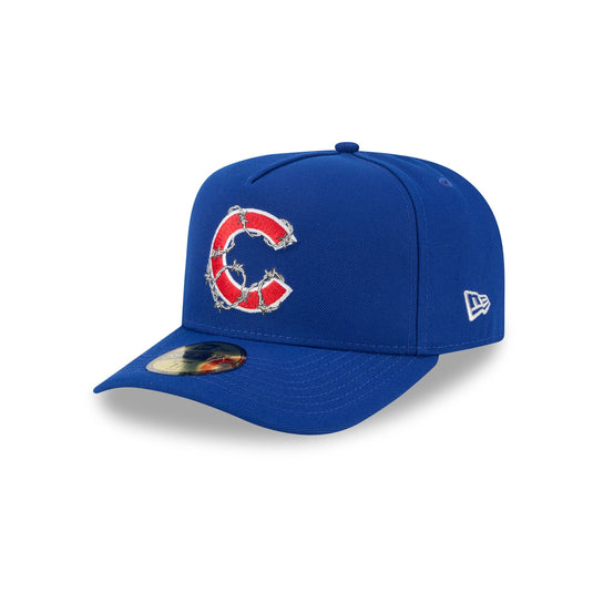 Chicago Cubs Barbed Wire 59FIFTY A-Frame Fitted Hat - New Era Cap