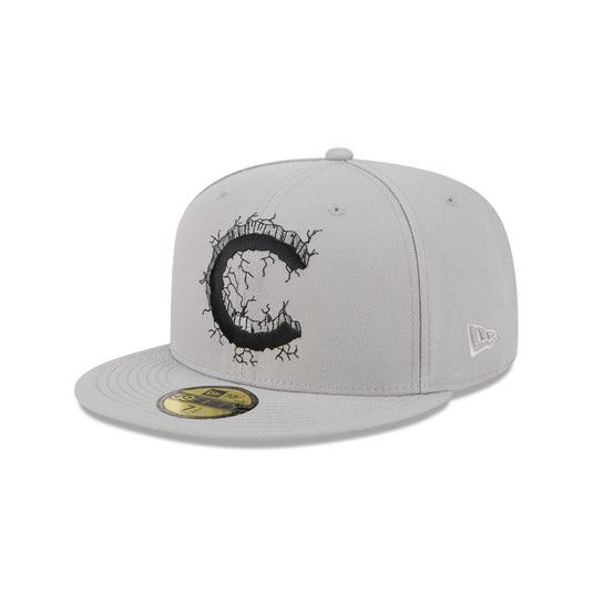 Chicago Cubs Cracked Cement 59FIFTY Fitted Hat - New Era Cap