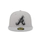 Atlanta Braves Cracked Cement 59FIFTY Fitted Hat