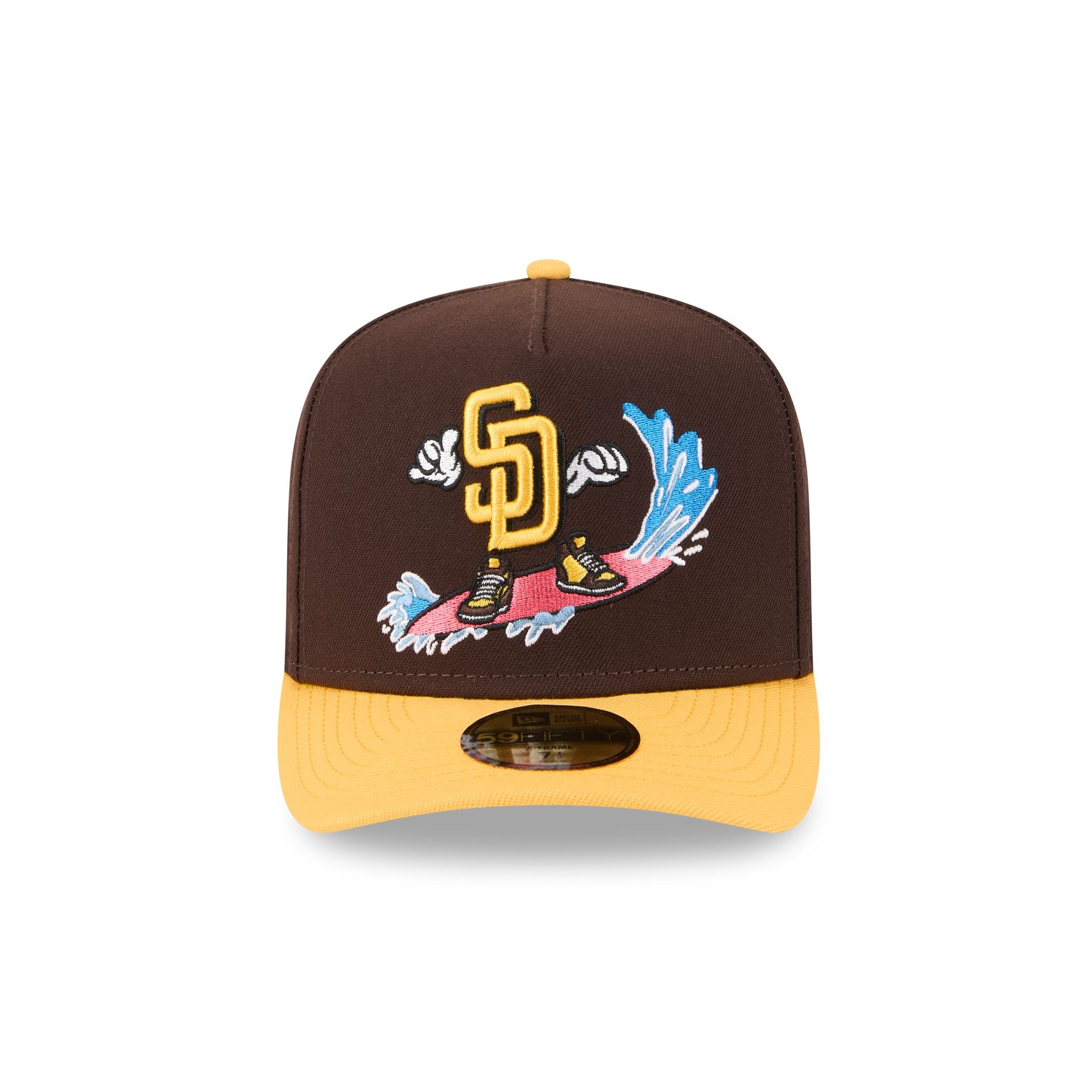 San Diego Padres Cartoon 59FIFTY A-Frame Fitted Hat – New Era Cap