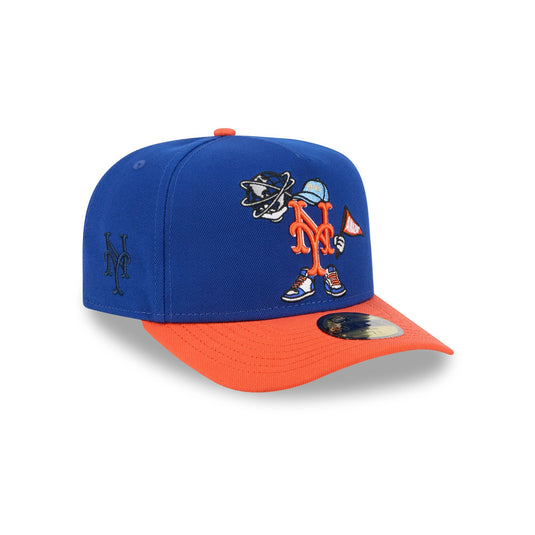 New York Mets Cartoon 59FIFTY A-Frame Fitted Hat - New Era Cap