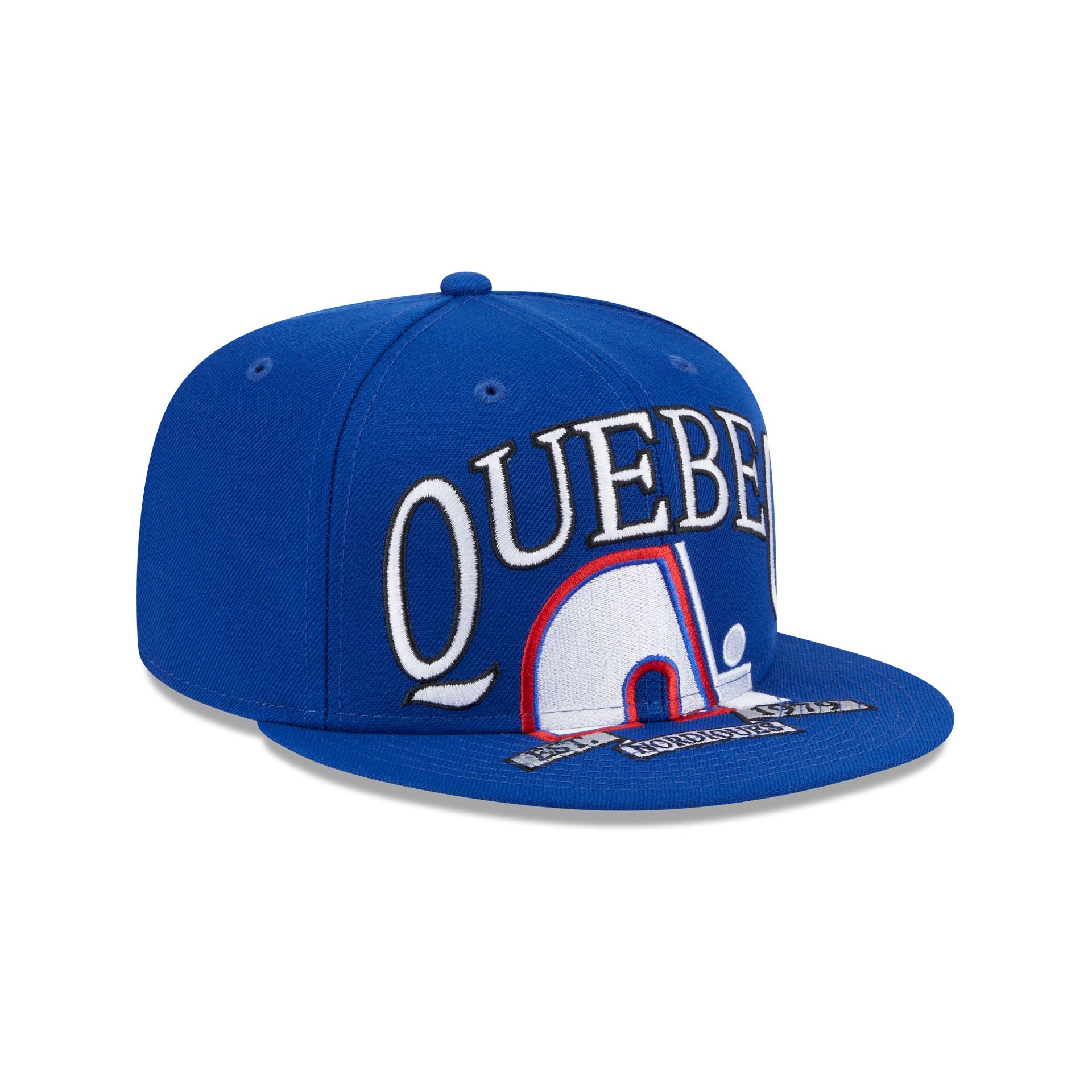 Quebec Nordiques Oversized 59FIFTY Fitted Hat
