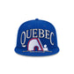 Quebec Nordiques Oversized 59FIFTY Fitted Hat