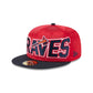 Atlanta Braves Bold Satin 59FIFTY Fitted Hat