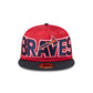 Atlanta Braves Bold Satin 59FIFTY Fitted Hat