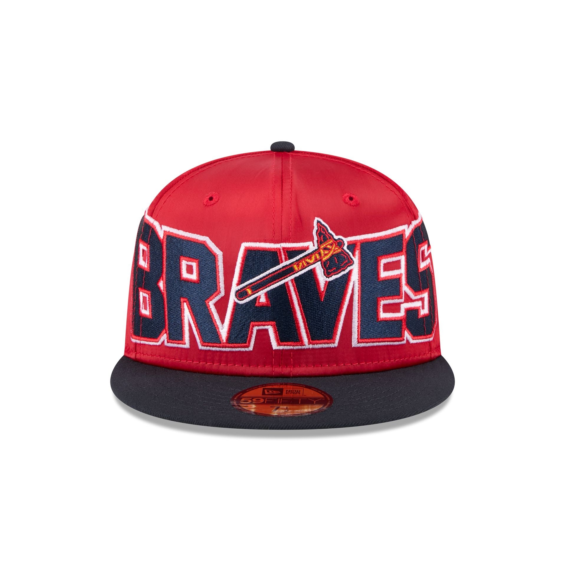 Atlanta Braves Bold Satin 59FIFTY Fitted Hat