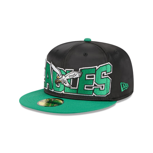 Philadelphia Eagles Bold Satin 59FIFTY Fitted Hat - New Era Cap