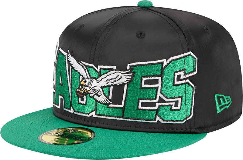Philadelphia Eagles Bold Satin 59FIFTY Fitted Hat