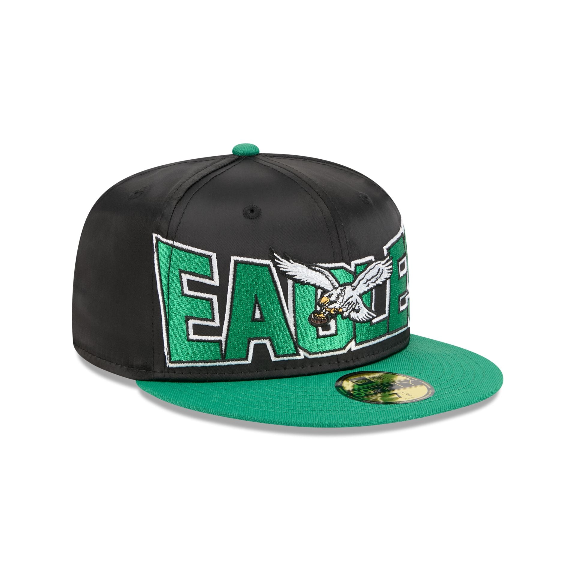 Philadelphia Eagles Bold Satin 59FIFTY Fitted Hat