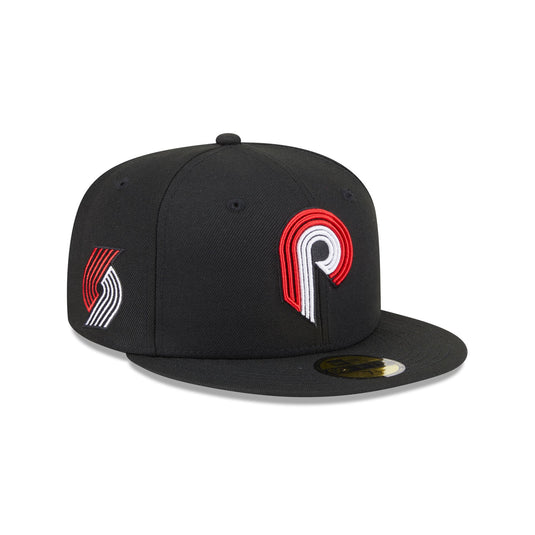 Portland Trail Blazers Deceptor 59FIFTY Fitted Hat - New Era Cap