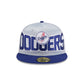 Los Angeles Dodgers Bold Satin 59FIFTY Fitted Hat