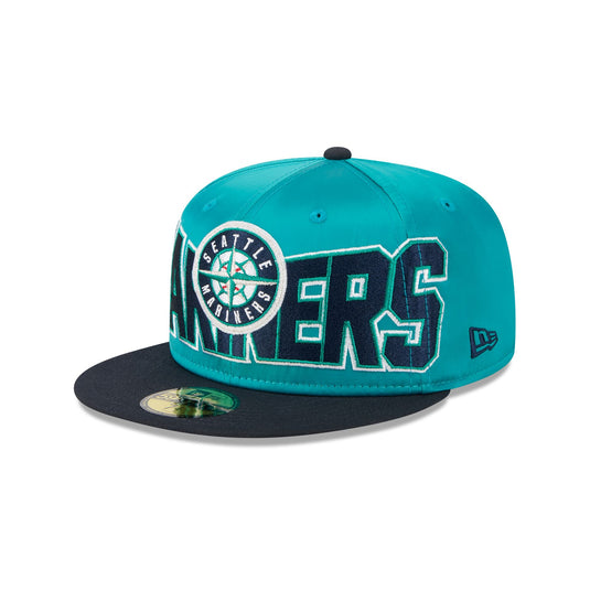 Seattle Mariners Bold Satin 59FIFTY Fitted Hat - New Era Cap