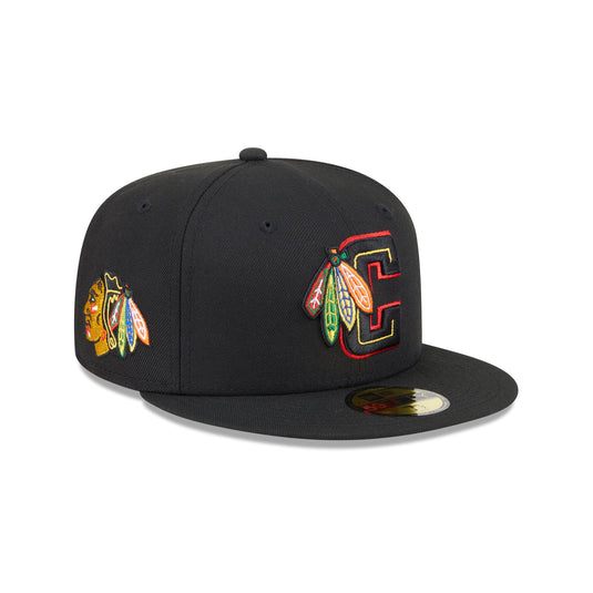 Chicago Blackhawks Deceptor 59FIFTY Fitted Hat - New Era Cap