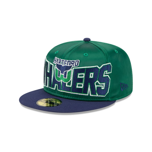Hartford Whalers Bold Satin 59FIFTY Fitted Hat - New Era Cap