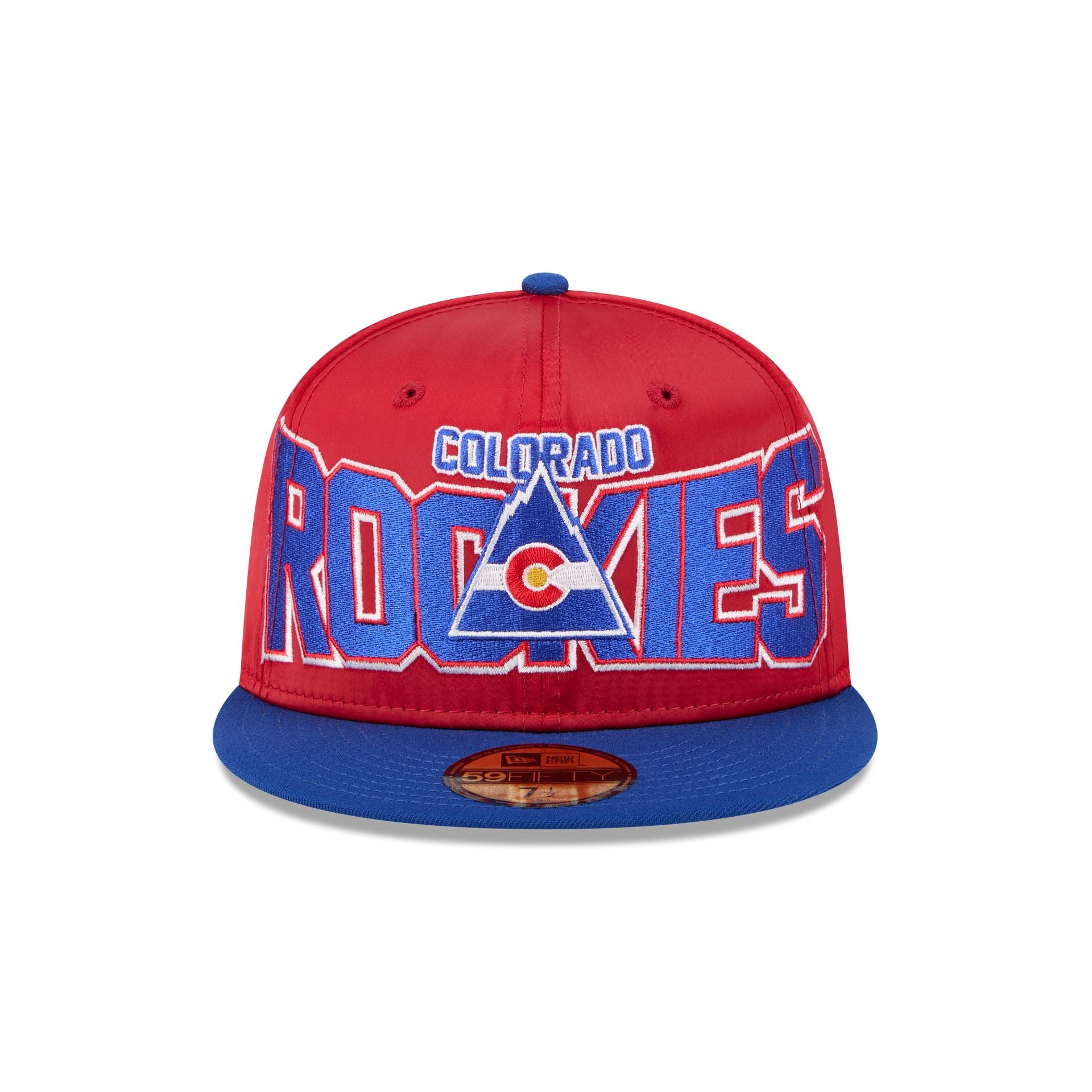 Colorado Rockies Bold Satin 59FIFTY Fitted Hat