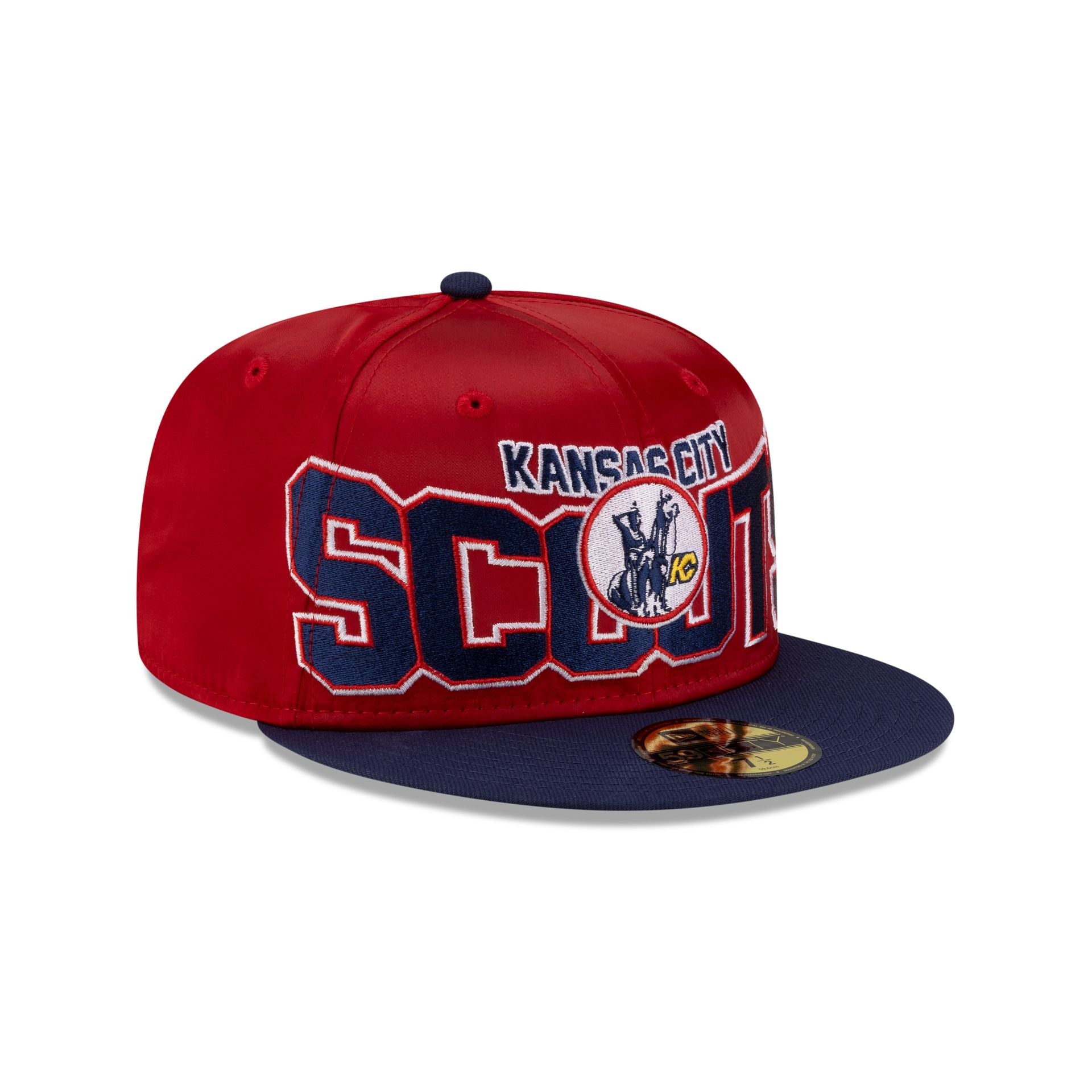 Kansas City Scouts Bold Satin 59FIFTY Fitted Hat
